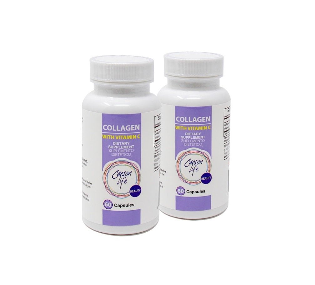 Carson Life Collagen with Vitamin C Capsules, 120 Capsules