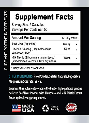 PRIVATE LABEL LLC Liver Support Complex Milk Thistle Capsule 1200 mg 120 Capsules