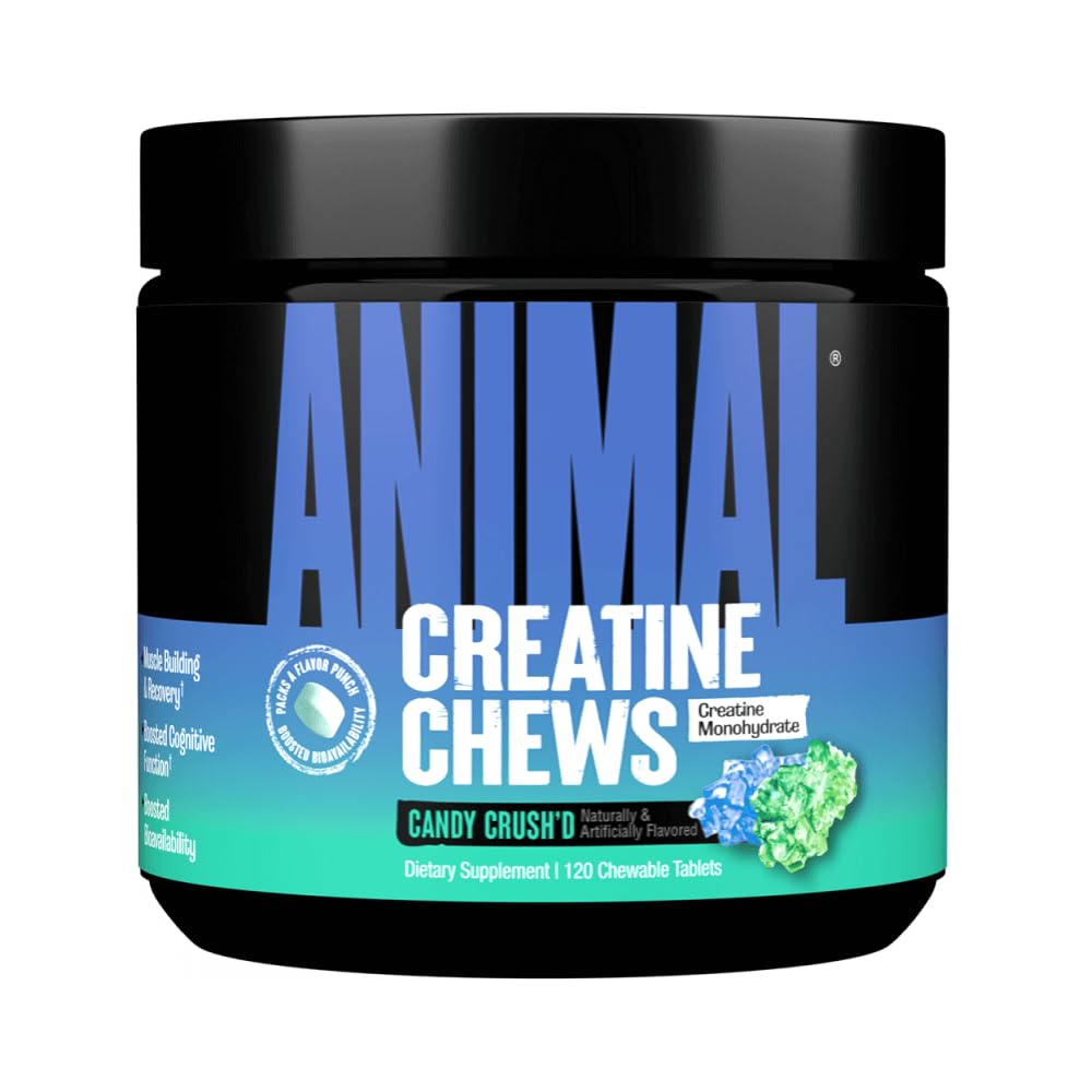 Animal Creatine Monohydrate Chewable Tablets, 120 Count