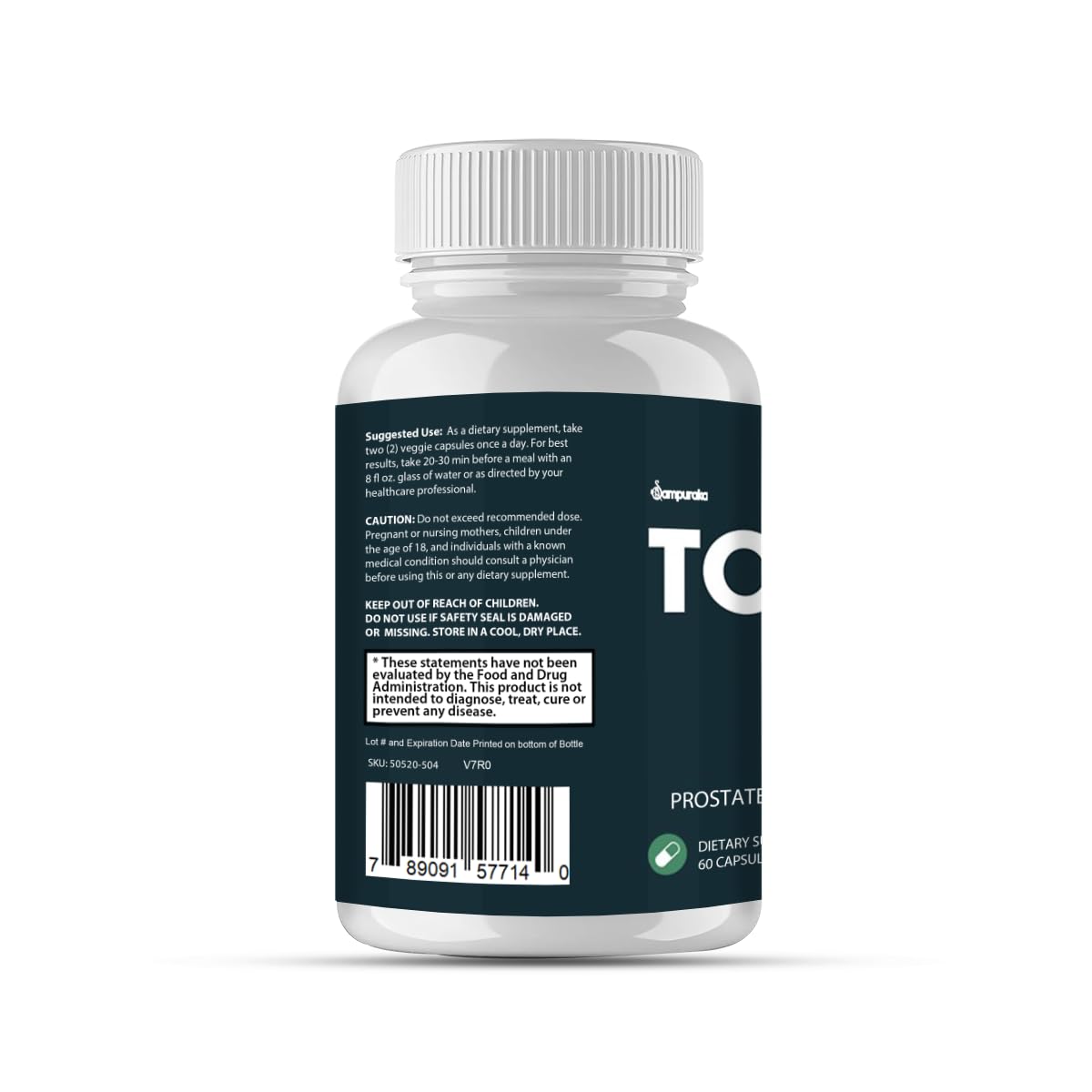 Sampuraka TC24 New Advanced Formula Supplement for Prostate Supports 60 Capsules