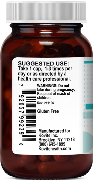 Kovite American Ginseng Root 400 mg Full Spectrum Capsules, 60 Count