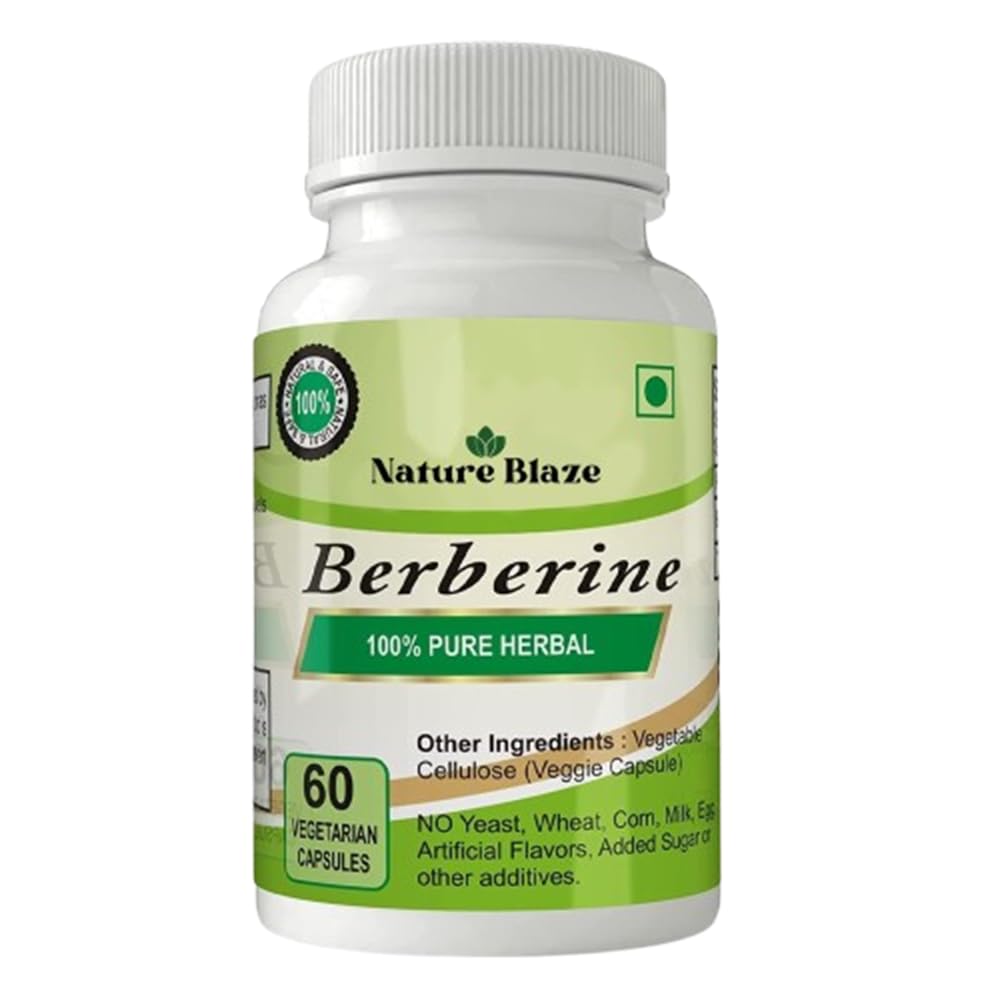 Nature Blaze Organic Herbs Ayurvedic Berberine Capsule 1 Count