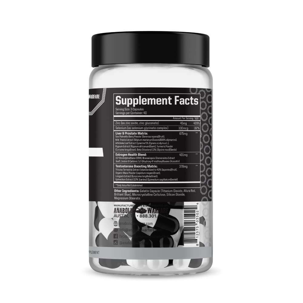 Anabolic Warfare Project PCT Capsule 120 Capsules