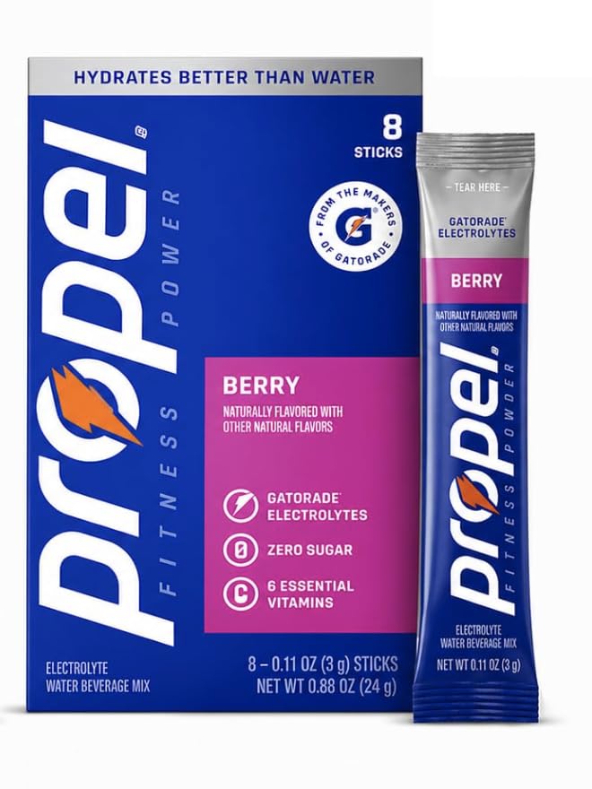 STAW Nutrition Propel Zero Sugar Electrolyte Powder Packets, 0.9
