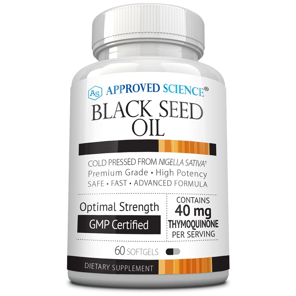 Approved Science Black Seed Oil Softgels 60 Count