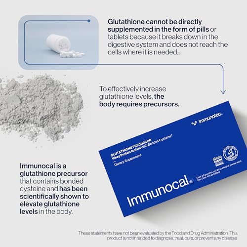 Immunocal Whey Protein Isolate and Glutathione Precursor Powder - 2-Pack