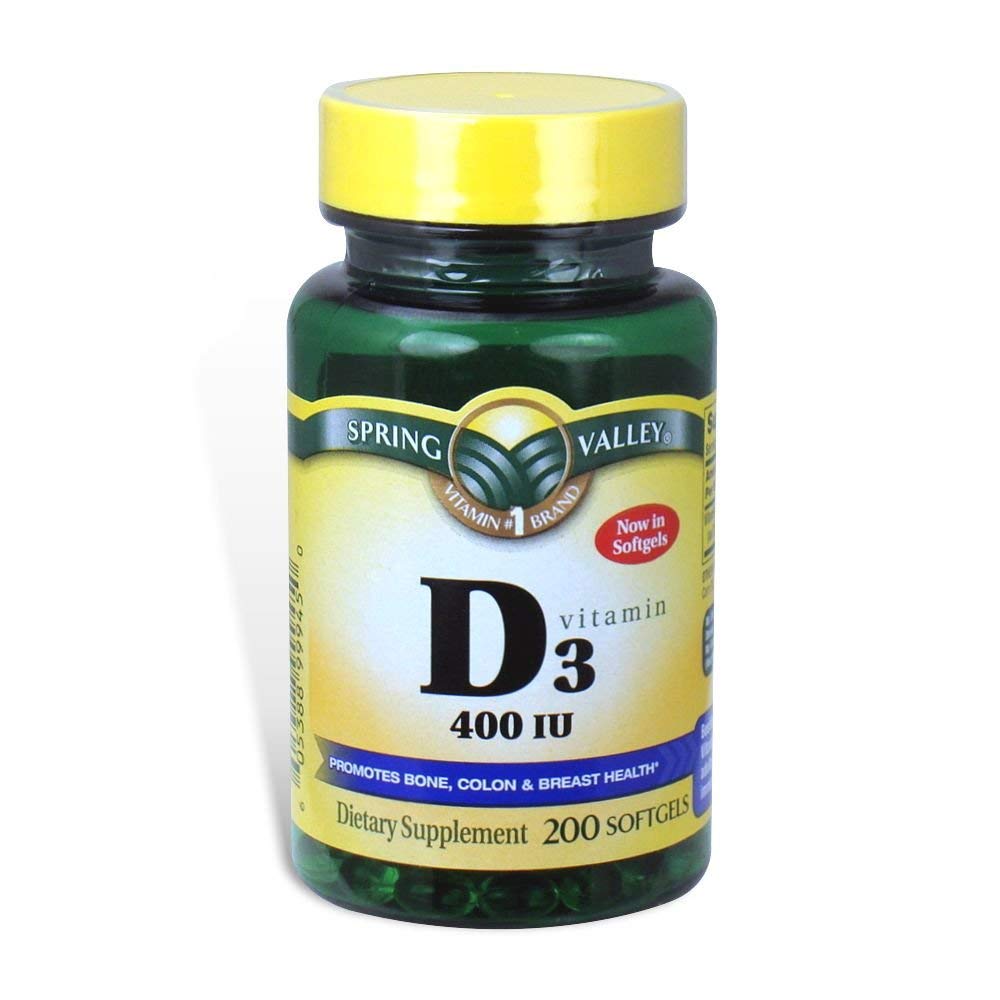 ASOMI Vitamin D-3 400 IU Softgels 200