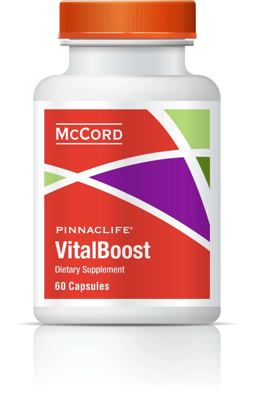 Pinnaclife McCord VitalBoost Energy, Memory & Immunity Supplement with Vitamin D3, Magnesium, Zinc, Potassium & Olivamine Capsule 1