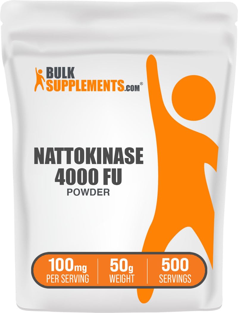 BulkSupplements Nattokinase Powder 1.76 oz