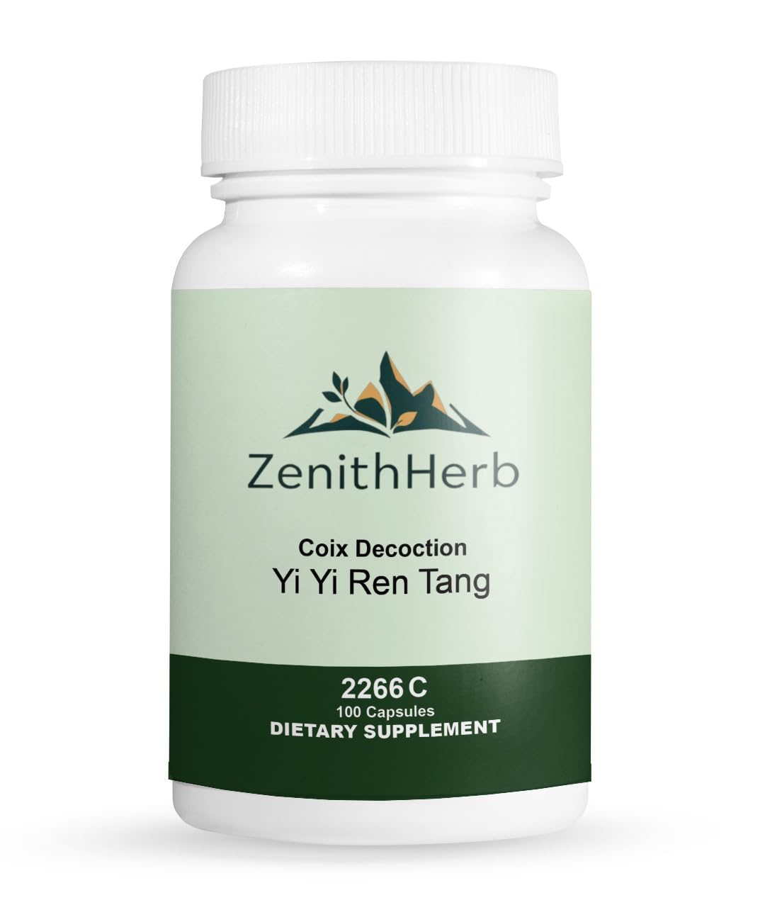 ZenithHerb Coix Decoction/Yi YiRen Tang Capsules, 100 Capsules