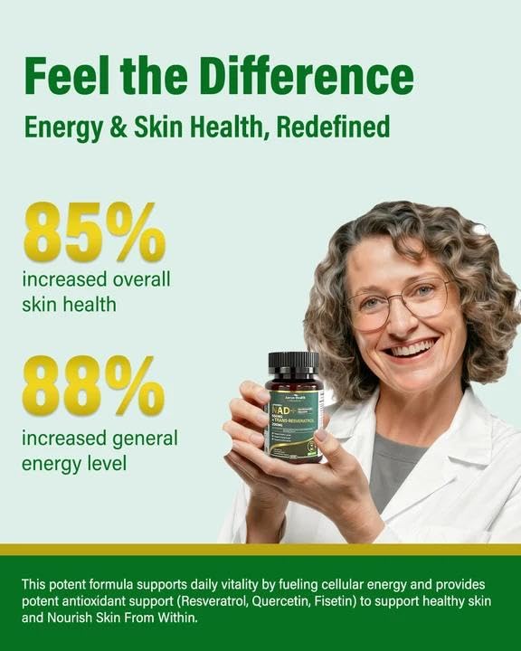 Anven Health Liposomal NAD+ Resveratrol Supplement, 180 Capsules