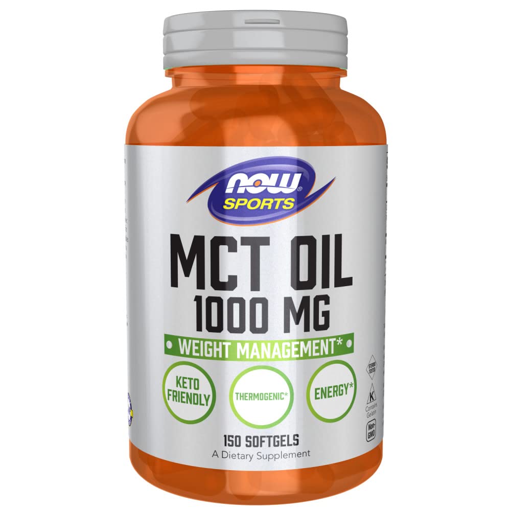 NOW Foods MCT Oil Softgels, 1,000 mg, 300 Softgels
