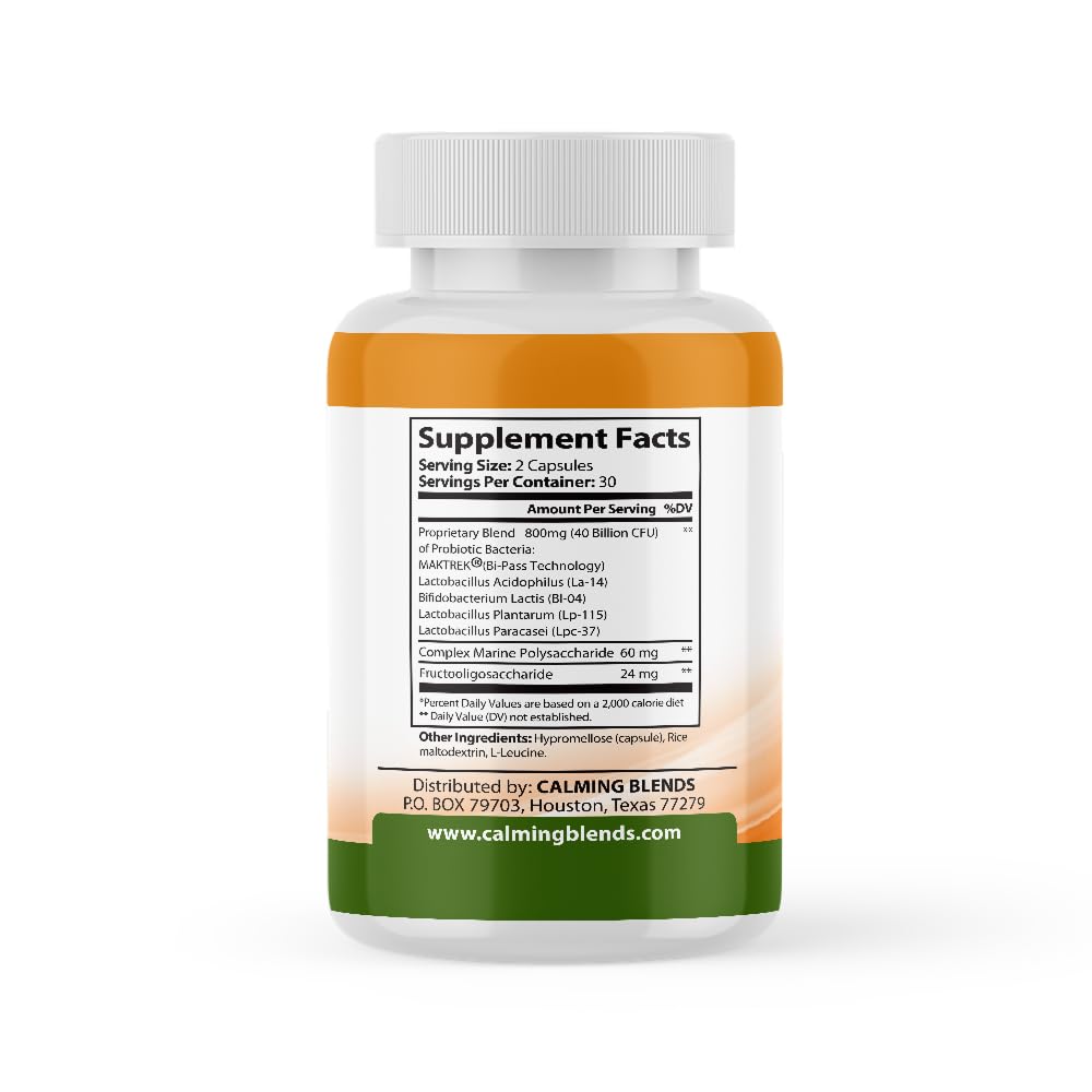 Calming Blends Probiotic 60 Capsules