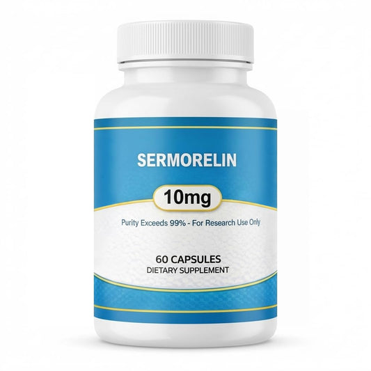 Caeltae Sermorelin Research Peptide 10MG Capsule, 60 Count
