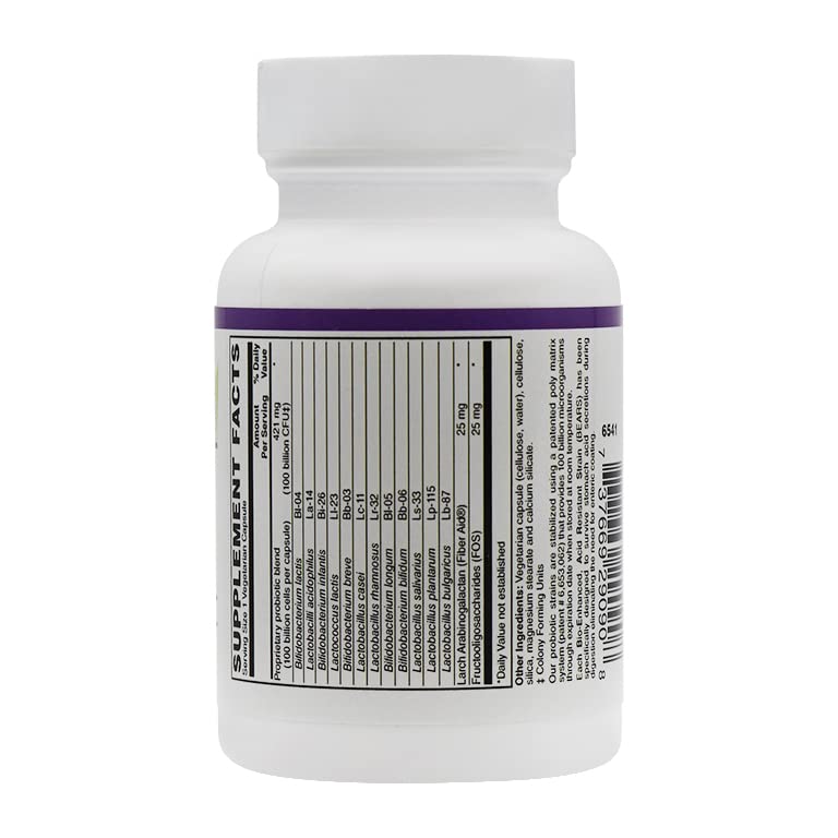 BariatricPal Probiotic 100 Billion CFU Gastrointestinal & Immune Health Capsule, 30 Count
