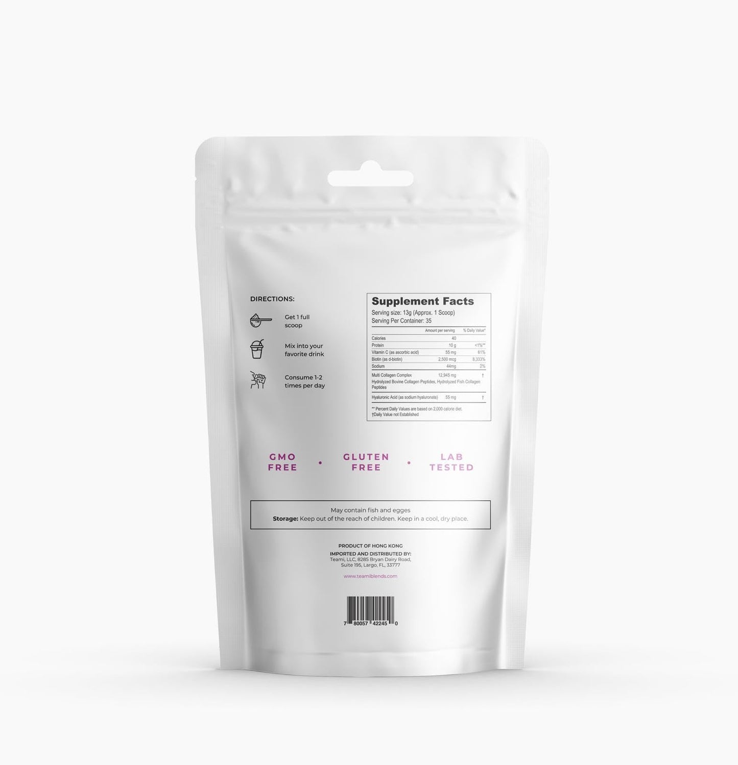 Teami Marine Collagen Powder 8.47 Ounce