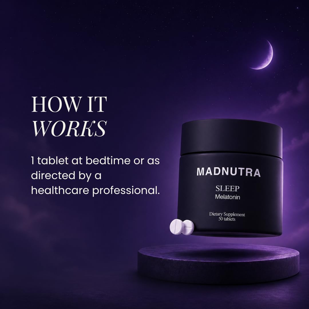 MadNutra Melatonin 3 mg Tablet, 60 Tablets