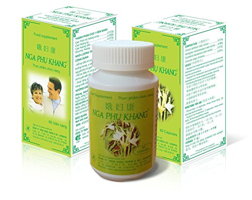 Nga Phu Khang Nutricology Healthy Prostate and Ovary Veg-Capsules, 4 Boxes