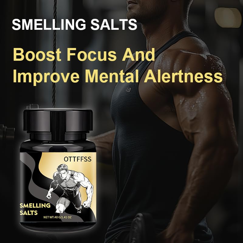 OTTFFSS Strong Smelling Salts Wake Up Ammonia Inhalant, Powder, 1.5 Ounce