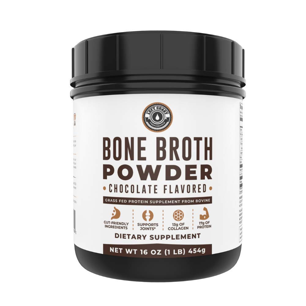 Left Coast Performance Chocolate Bone Broth and Multi Collagen Powder 1