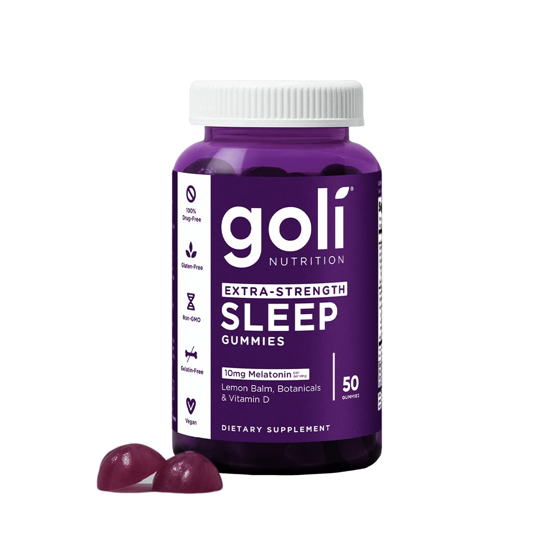 Goli Sleep Gummy 10mg Melatonin, 50 Count