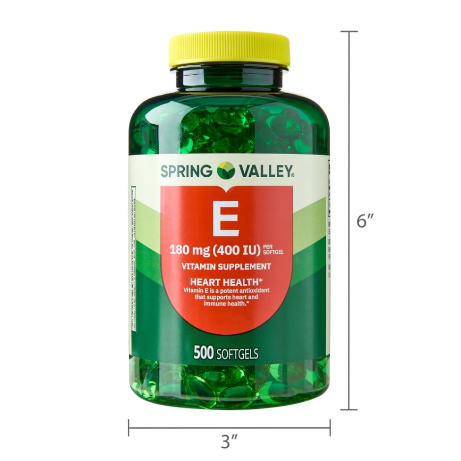 Generic Vitamin E Dietary Supplement Softgels 100 Softgels