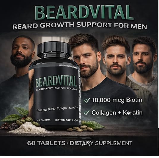 CURVIMORE BEARDVITAL Beard Growth Supplement Tablet 30 Count