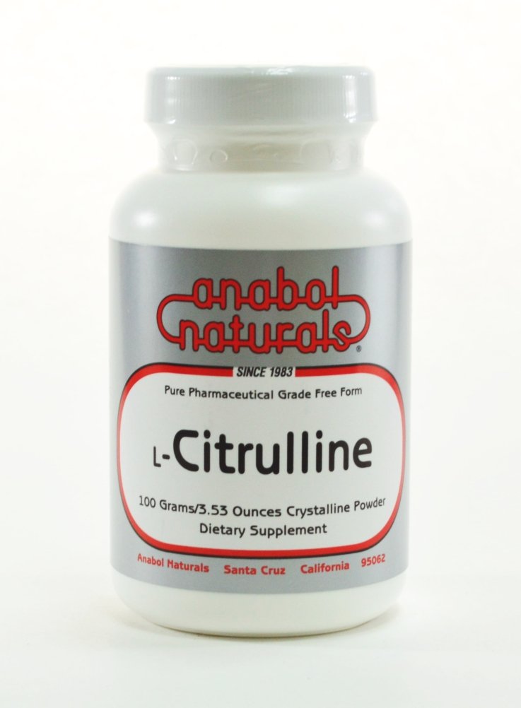 Anabol Naturals L-Citrulline 100 g Free Form Pure Crystalline Powder, 3.53 oz