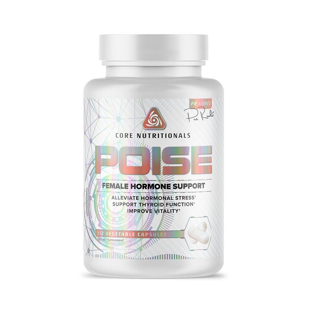 Core Nutritionals Poise Female Hormone Support Capsules, 112 Vegetable Capsules
