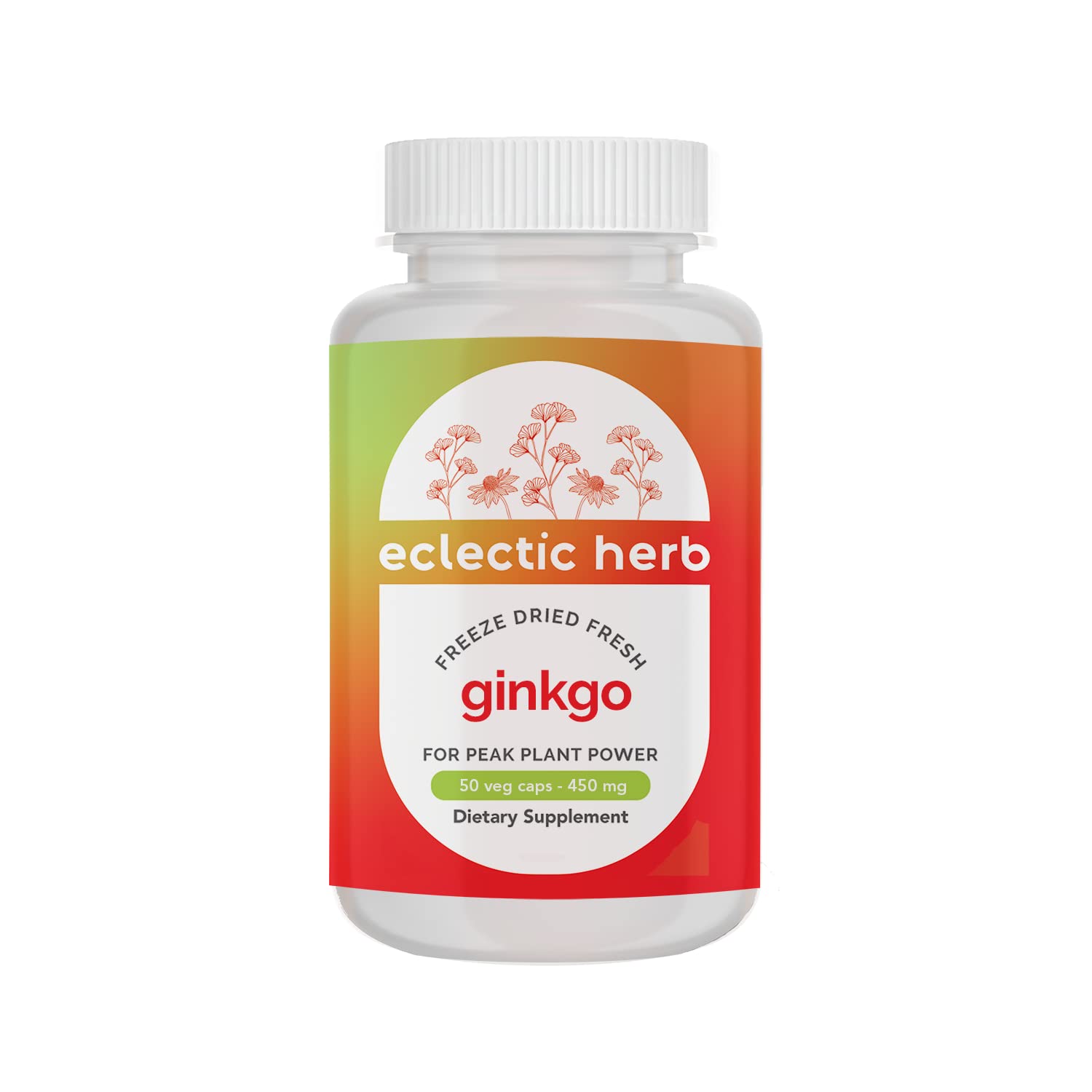 Eclectic Institute Ginkgo Biloba Capsule, 50 Count
