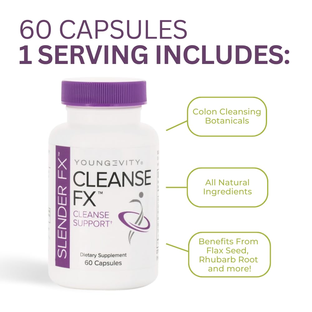 Youngevity Slender FX Cleanse FX Capsule, 60 Capsules