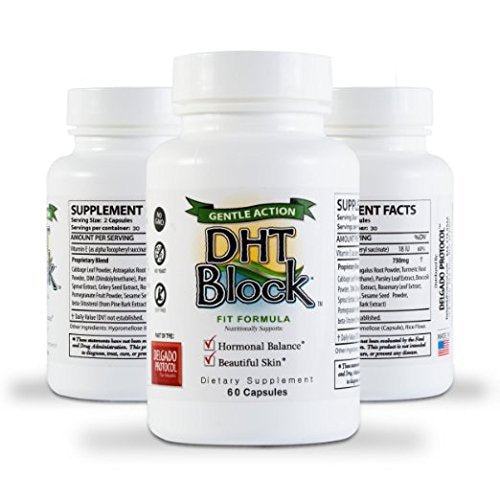 The Delgado Protocol for Health DHT Blocker Supplement Capsules, 60 Count (Pack of 3)