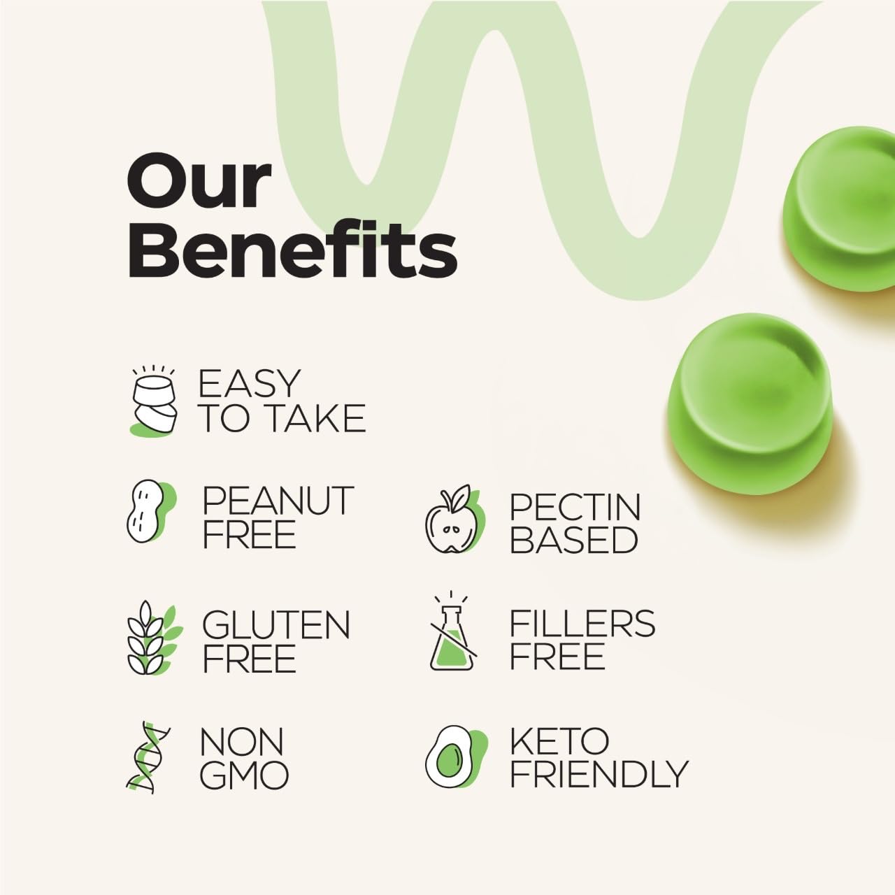 Wellneum Biotin for Hair Growth Gummies 120