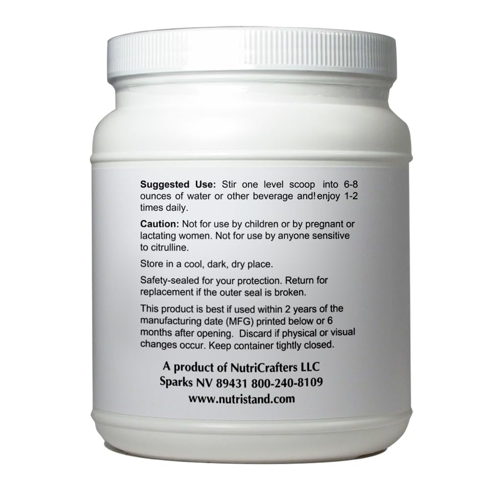NutriStand Citrulline Malate Powder 6000mg per Serving, 135 Servings, 810 g