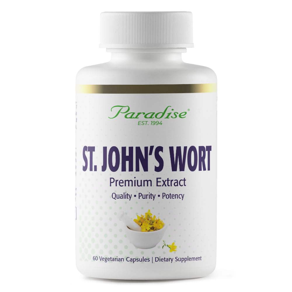 Paradise Herbs St. John's Wort Extract 60 Capsules