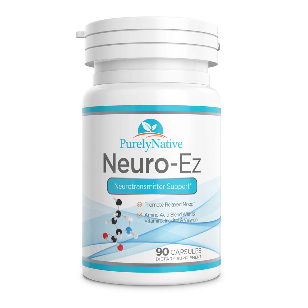 TRYVERA Neuro-Ez Amino Acid Blend with B Vitamins & Valerian Capsule, 90 Count