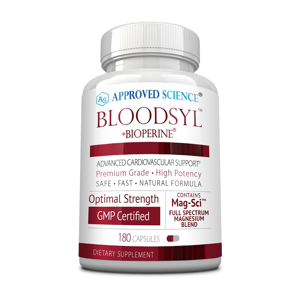 Approved Science Bloodsyl Blood Pressure Support Supplement 180 Capsules