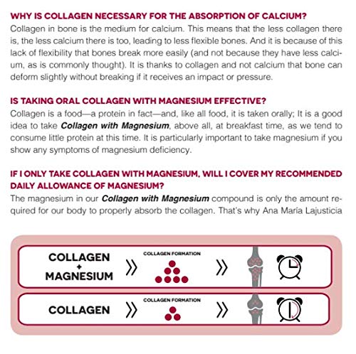 Ana María Lajusticia Collagen with Magnesium Tablets, 450 Count (Pack of 2)