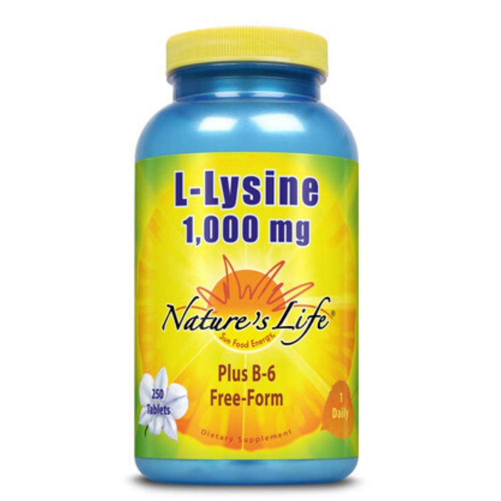 Nature's Life L-Lysine Capsules 250 Count