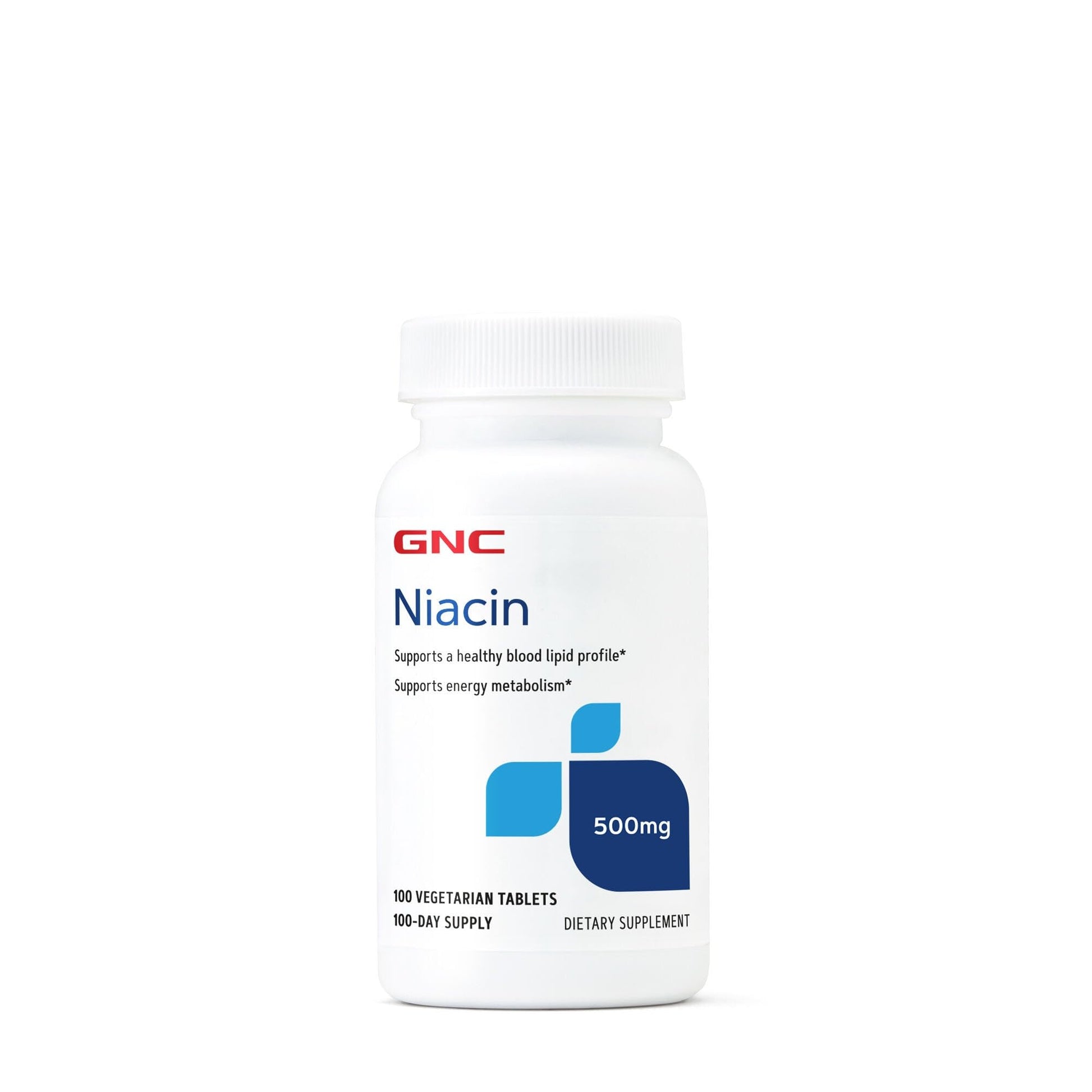 GNC Niacin 500mg Tablets, 100 Count