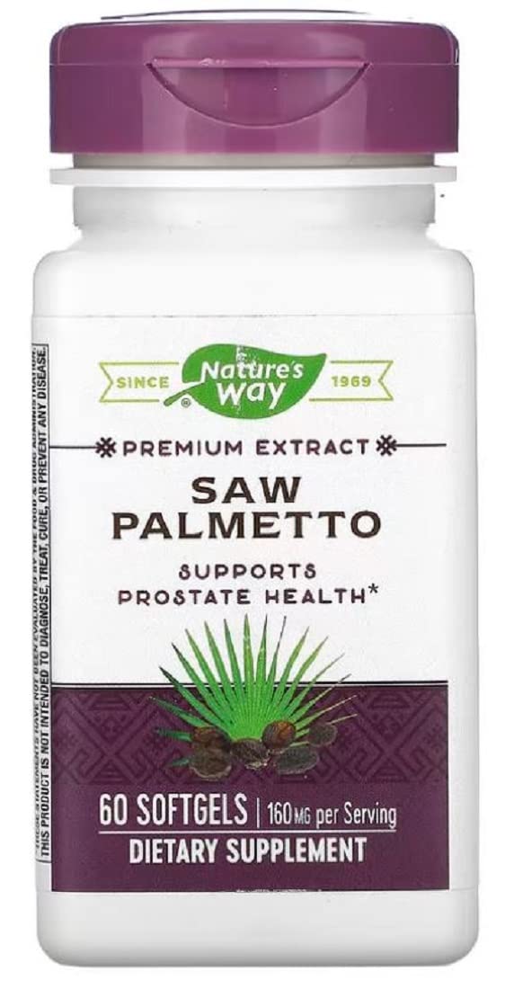 Nature's Way Saw Palmetto Extract Softgel 1 Count