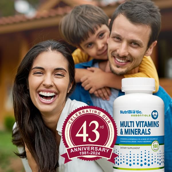 NutriBiotic Multi Vitamins & Minerals 180 Capsules