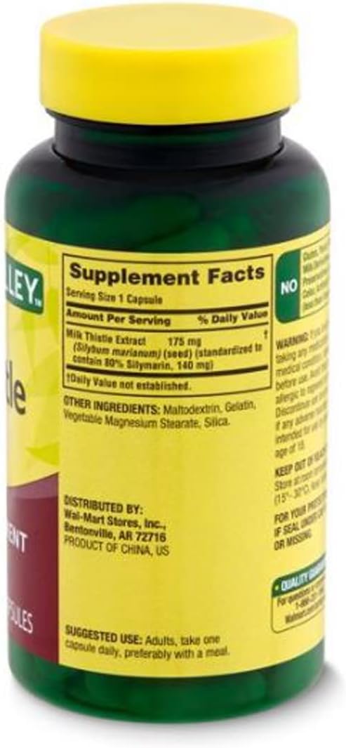 BASKETGOODS Milk Thistle Capsules 90 Count