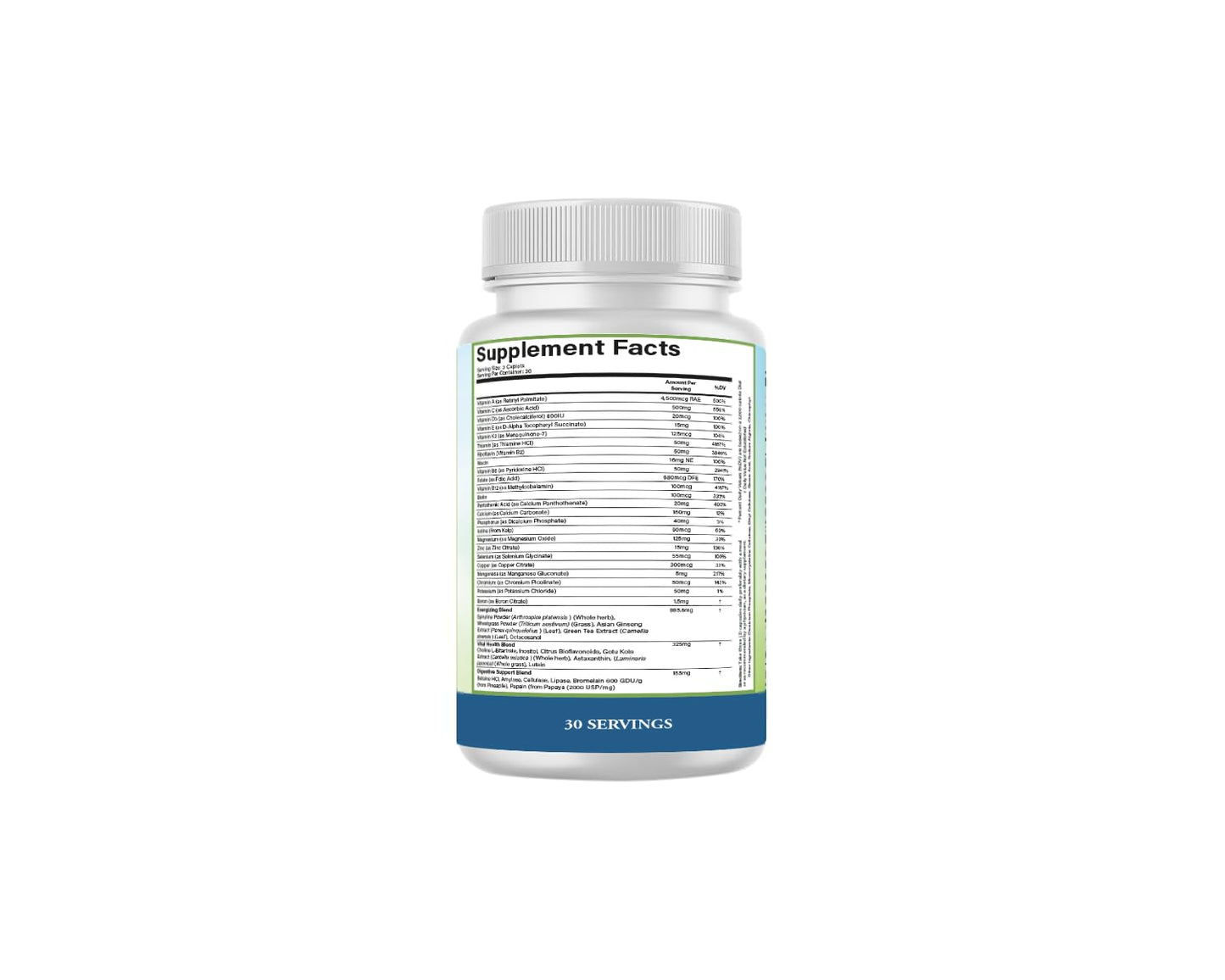 PURE Adult Multivitamin Iron Free Tablet, 90 Count