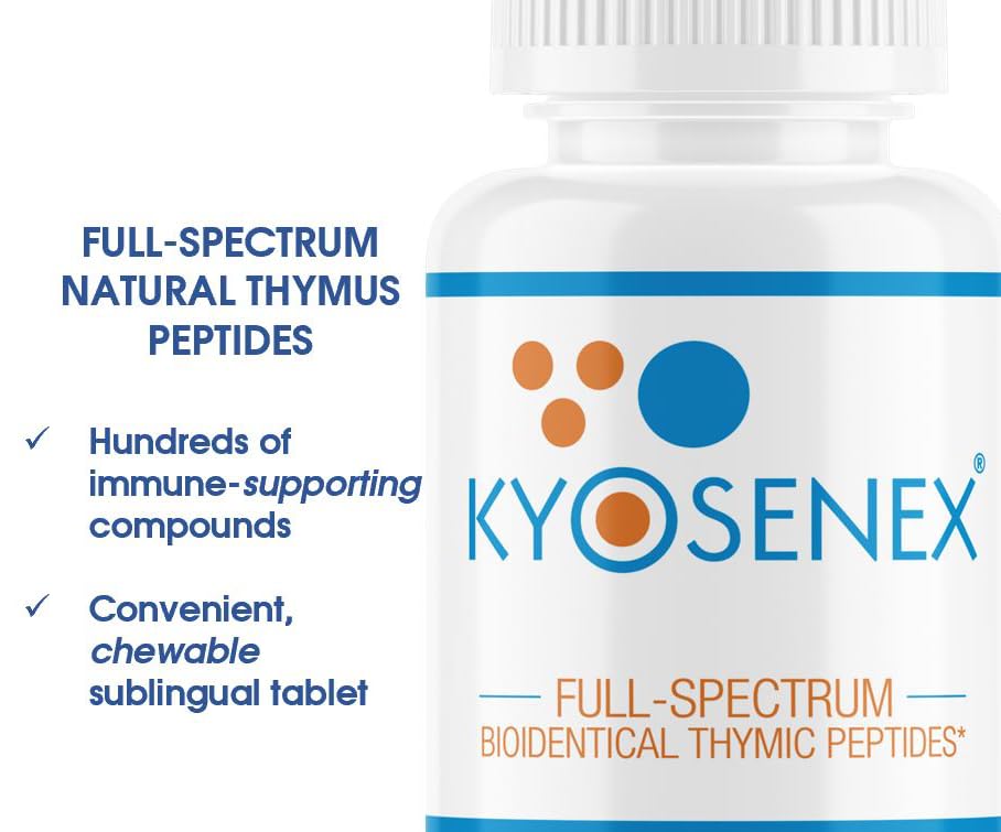 Kyosenex Thymus Peptide Supplement Tablet, 60 Count
