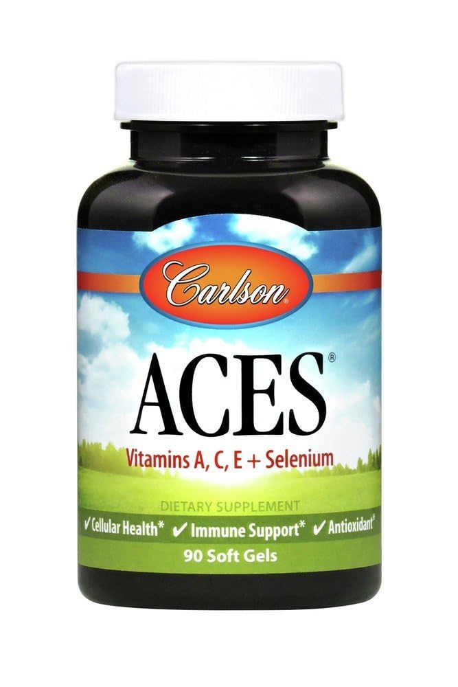 Carlson Aces Antioxidant Formula Softgels 90