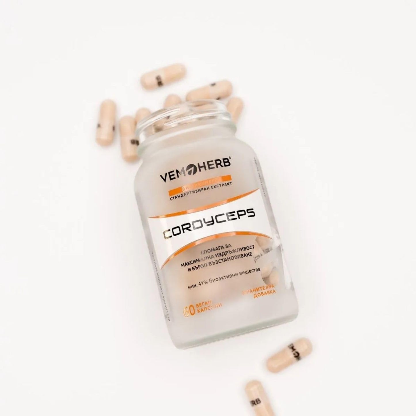 VemoHerb Cordyceps Dietary Supplement Capsules 60