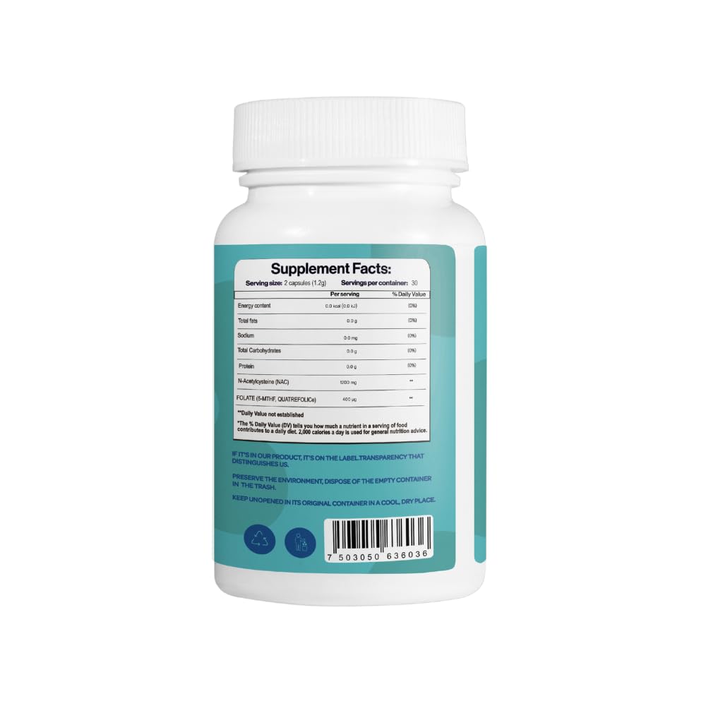 B-fit B NAC N-Acetyl Cysteine Supplement, 60 Capsules
