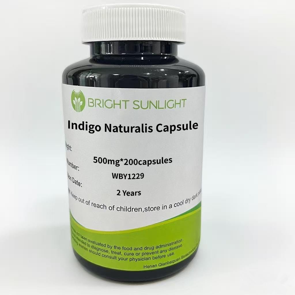 Bright sunlight Indigo Naturalis Qing Dai 500mg 200 Capsules