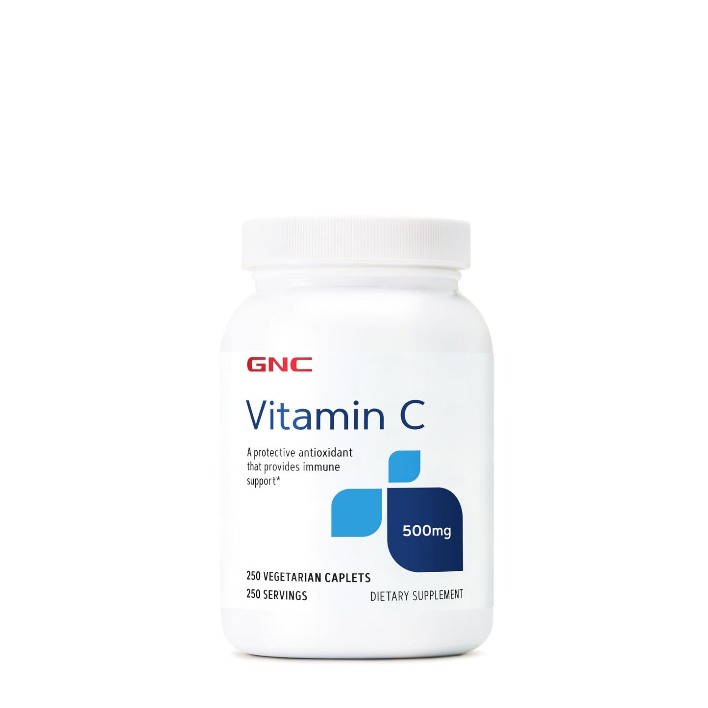 GNC Vitamin C 500mg Caplets Provides Immune Support, 250 Count